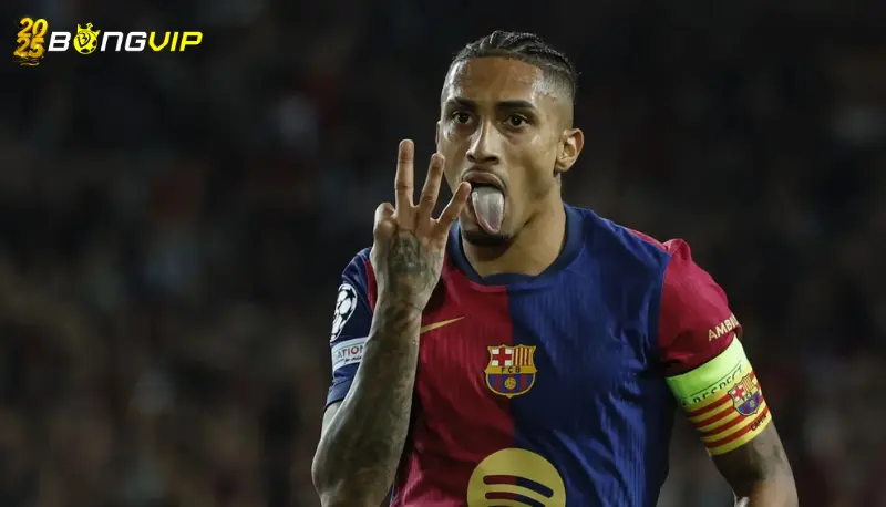 Raphinha cầm chắc giải Vua phá lưới Champions League Bước tiến đáng kinh ngạc của Raphinha cầm chắc giải Vua phá lưới Champions League